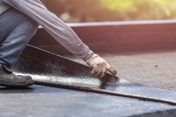 Professional Waterproofing technician working in Fairfax, MN